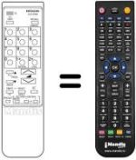 Replacement remote control CLE 876 A