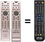 Replacement remote control Aristona 28 PW 9527
