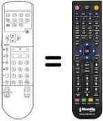 Replacement remote control Aristona 28 PW 6332