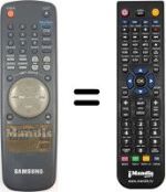 Gleichwertige Fernbedienung Samsung SV-35 XK