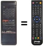 Gleichwertige Fernbedienung Sanyo VHR-3400 I
