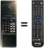 Replacement remote control Hitachi CPT 2276