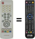 Replacement remote control Samsung CW 21K9