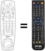 Gleichwertige Fernbedienung LG AF-499 P