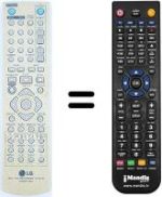Replacement remote control Goldstar RH-265