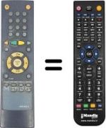 Replacement remote control United UTV 8029 PA