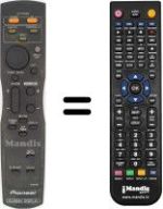 Replacement remote control AXD 1498