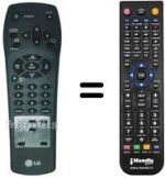 Gleichwertige Fernbedienung LG BC 288 P
