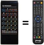 Replacement remote control Pioneer DECODER BR-82 B (CABLE TV)