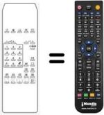 Replacement remote control RC 54591