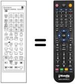 Replacement remote control Hitachi C 28 P 811 VT