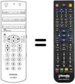 Replacement remote control Hitachi CP 2984 TAN