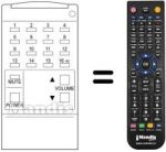 Replacement remote control CTV 160