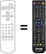 Replacement remote control Daewoo DTT 21C1 TU (F)
