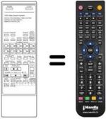 Replacement remote control DAEW97P1R11L00