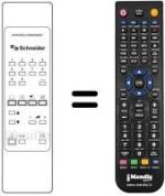 Gleichwertige Fernbedienung DTV 3 DIGITAL