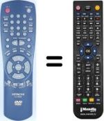 Replacement remote control DV-RM 300