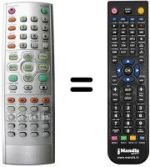 Replacement remote control Nortek PALCO HOME THEATRE 140