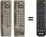 Replacement remote control Panasonic TX-36PB50 D