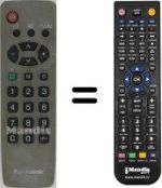 Replacement remote control Panasonic TC-14JR1 C