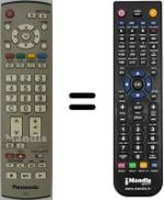 Replacement remote control Panasonic TX-23LX60 F