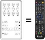 Replacement remote control UNIVERSUM 9255837