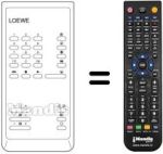 Replacement remote control FB 50 VCR