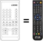 Replacement remote control FB 50 VCR / VT