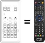 Replacement remote control IR 16