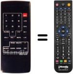 Replacement remote control ICX-550