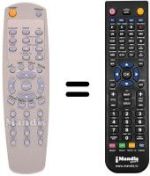 Replacement remote control KRC-T4216RC