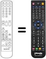 Gleichwertige Fernbedienung Sony KV-V 1430 P