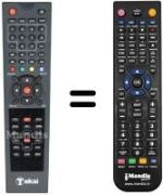 Replacement remote control Tokai LTL 1902 S
