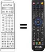 Replacement remote control Aristona 28 PW 962 B