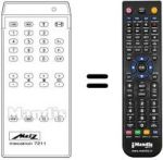 Replacement remote control MECATRON 7210
