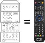Replacement remote control MECATRON 7713