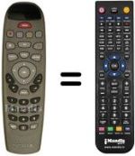 Replacement remote control Ingelen MEDIAMASTER 121 T