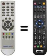 Replacement remote control Lenoir T 3010