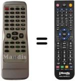 Replacement remote control NA 601