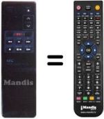Replacement remote control RB-73 B