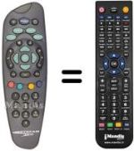 Replacement remote control RC 1630 / 00