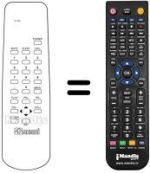 Replacement remote control AKARI IC 1494