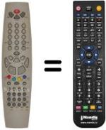 Gleichwertige Fernbedienung Vestel 2120