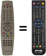 Replacement remote control United TVD 4042