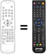 Replacement remote control RC 647340