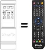 Replacement remote control RC 68