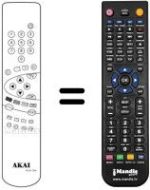 Replacement remote control Akai TV 32R1 T