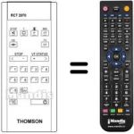 Gleichwertige Fernbedienung Thomson 55 MV 51
