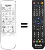 Gleichwertige Fernbedienung Hitachi VT-FX760E