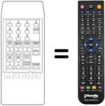 Replacement remote control RD-1070 E
